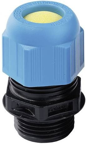 Wiska Kabelverschraubung ATEX M20 aus Polyamid in Schwarz und Licht-Blau - Bild 1