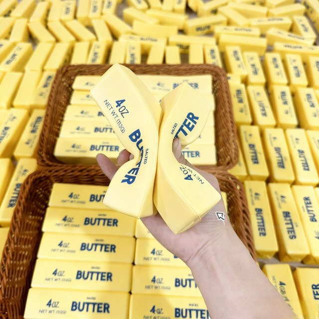soulbao Butterstab-Quetschspielzeug, Langsame Rückfederung, Sensorisches Fidget-Gadget - Bild 1