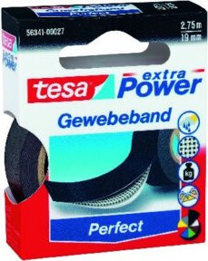 tesa Gewebeband extra Power Schwarz Breite: 38 mm, Länge: 2,75 m - Bild 2