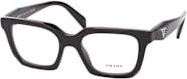 Prada PR C08V Korrektionsbrille, Vollrand, quadratisch, Kunststoff, schwarz, Damen - Bild 1