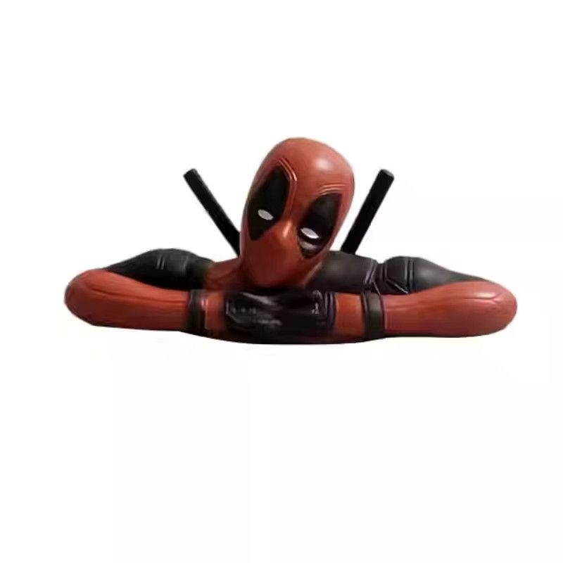 Hot Toys Mini Deadpool Cartoon Figur als dekoratives Desktop-Ornament und Stressabbau-Spielzeug für deinen Arbeitsplatz - Bild 5