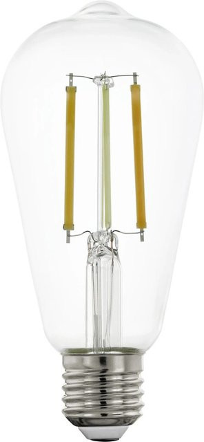 Eglo connect.z LED Leuchtmittel E27 ST64 Globe, 8 W, 1055 lm, Klar, dimmbar via Bluetooth, ZigBee, Amazon Alexa und Google Home - Bild 1