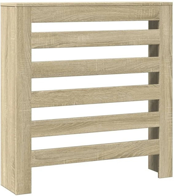 vidaXL Heizkörperverkleidung im Latten-Design aus Holzwerkstoff in Sonoma-Eiche, B/T/H: 78 x 20 x 82 cm - Bild 1