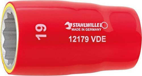 Stahlwille VDE-Steckschlüsseleinsatz Doppelsechskant 17 mm mit 1/2 Zoll Antrieb - Bild 1