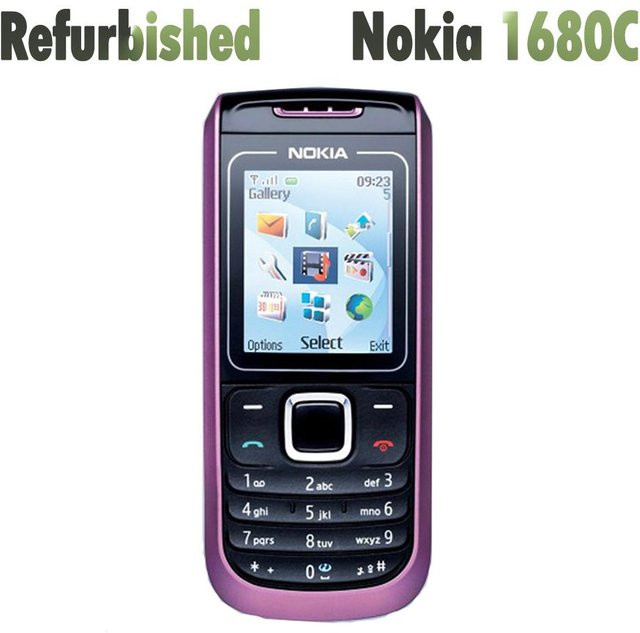 Nokia 1680 Classic Mobiltelefon Refurbished Schwarz mit 1 SIM Slot - Bild 1