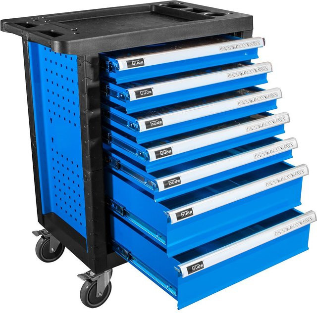Güde Werkstattwagen Premium GWSP 07 in Blau, abschließbar und rollbar - Bild 1