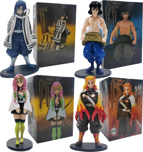 Demon Slayer Kamado Tanjirou Agatsuma Zenitsu Nezuko, Actionfigur, 1-6 Stück, ab 14 Jahren - Bild 1