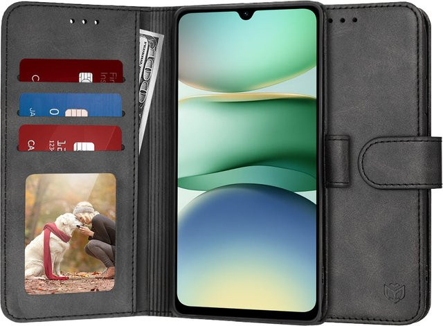 Techsuit Diary Book Hülle für Xiaomi Redmi A5 4G in Schwarz - Bild 1