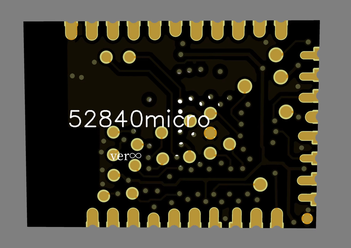 QSZNTEC NRF52840 Core-Modul Bluetooth-Modul in Schwarz - Bild 3