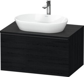 Duravit Waschtischunterschrank D-Neo wandhängend in Schwarz und Weiß, B/T/H: 80 x 55 x 45,9 cm - Bild 1