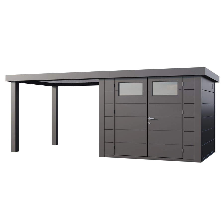 Telluria Gerätehaus Classico in Silber mit Außenmaß B: 572 cm, H: 258 cm, T: 219 cm - Bild 2