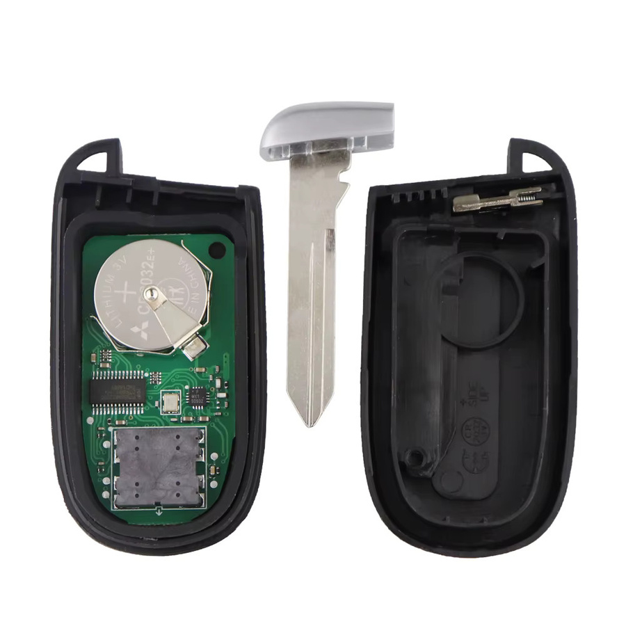 YIQIXIN Smart Remote Key 433 MHz 4A für Jeep Grand Renegade Kompass Cherokee 2013-2020 und Dodge Ram 1500 Dart Challenger Durango in Schwarz - Bild 3
