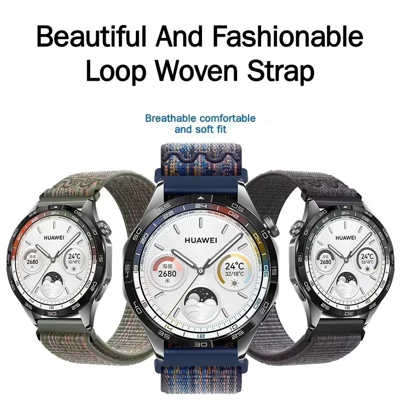 OAKCHARM Smartwatch-Armband Nylon, Multicolor, Unisex - Bild 5