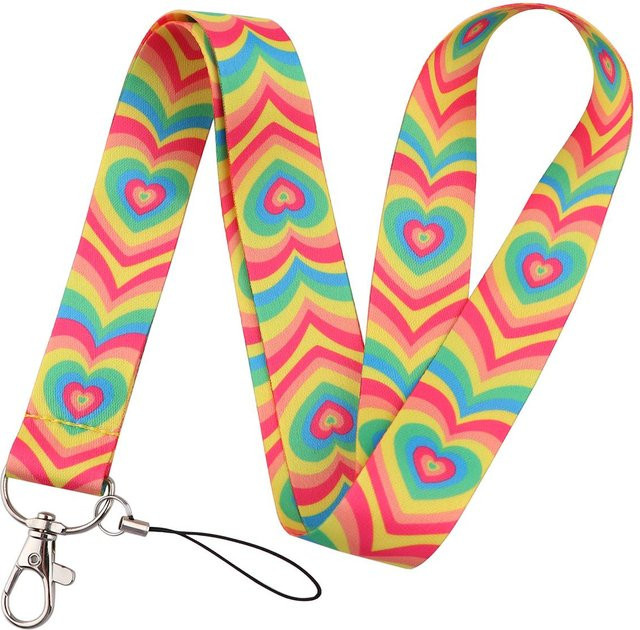 Lanyard Buntes Herz, Unisex - Bild 1