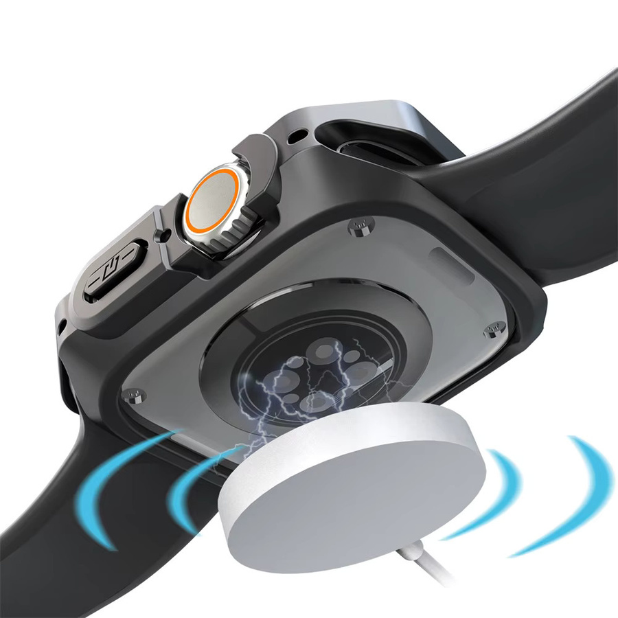 CAOWTAN Schutzrahmen für Apple Watch, PC, Blue - Bild 5