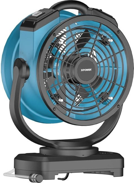 Xpower FM-88W Outdoor-Nebelventilator in Blau mit integrierter Pumpe und 3 Geschwindigkeiten - Bild 1