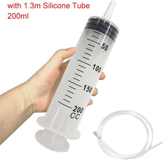 Wiederverwendbare Spritze mit 1,3m Schlauch für Hydroponik und Dosierung, Kapazität 150ml-500ml - Bild 1