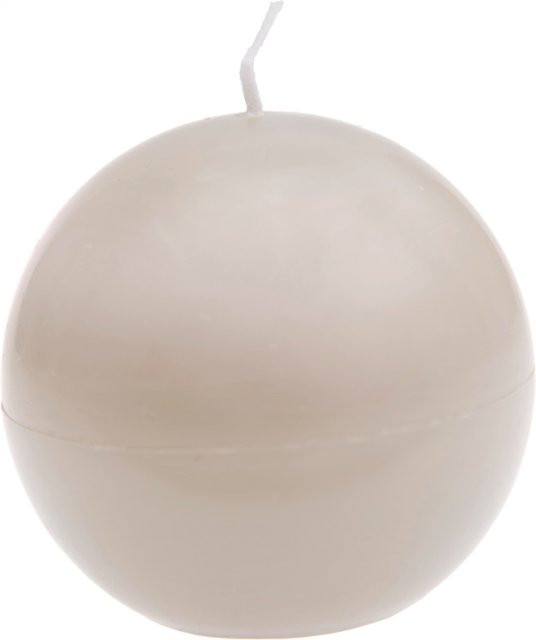 Rico Design Kugelkerze in Beige aus Paraffin für feierliche Anlässe und Geburtstage - Bild 1