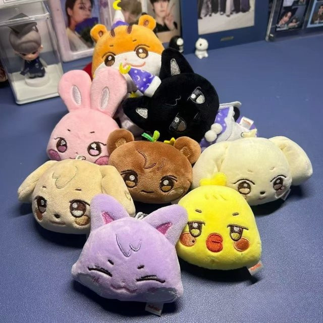 ATEEZ Q-Version Ateez Tragbare Kleine Plüsch-Anhänger, Bunt / Mehrfarbig - Bild 1