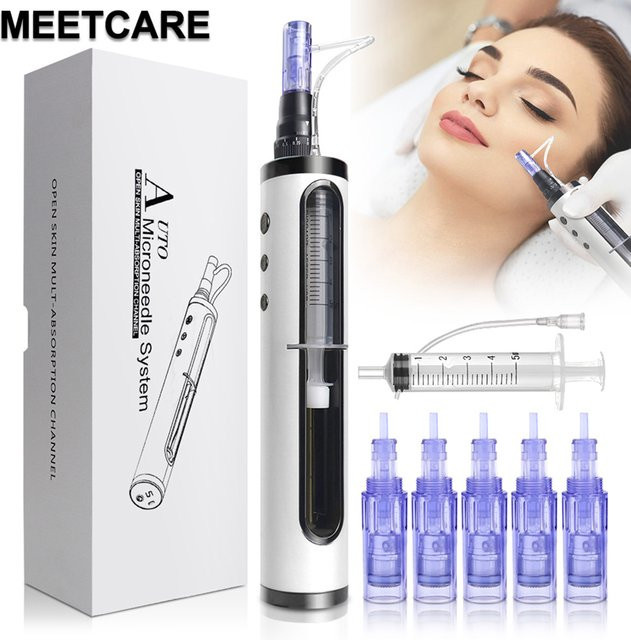 MEETCARE Hydra Derma Pen Mikronadel Schönheitsgerät, Unisex - Bild 1