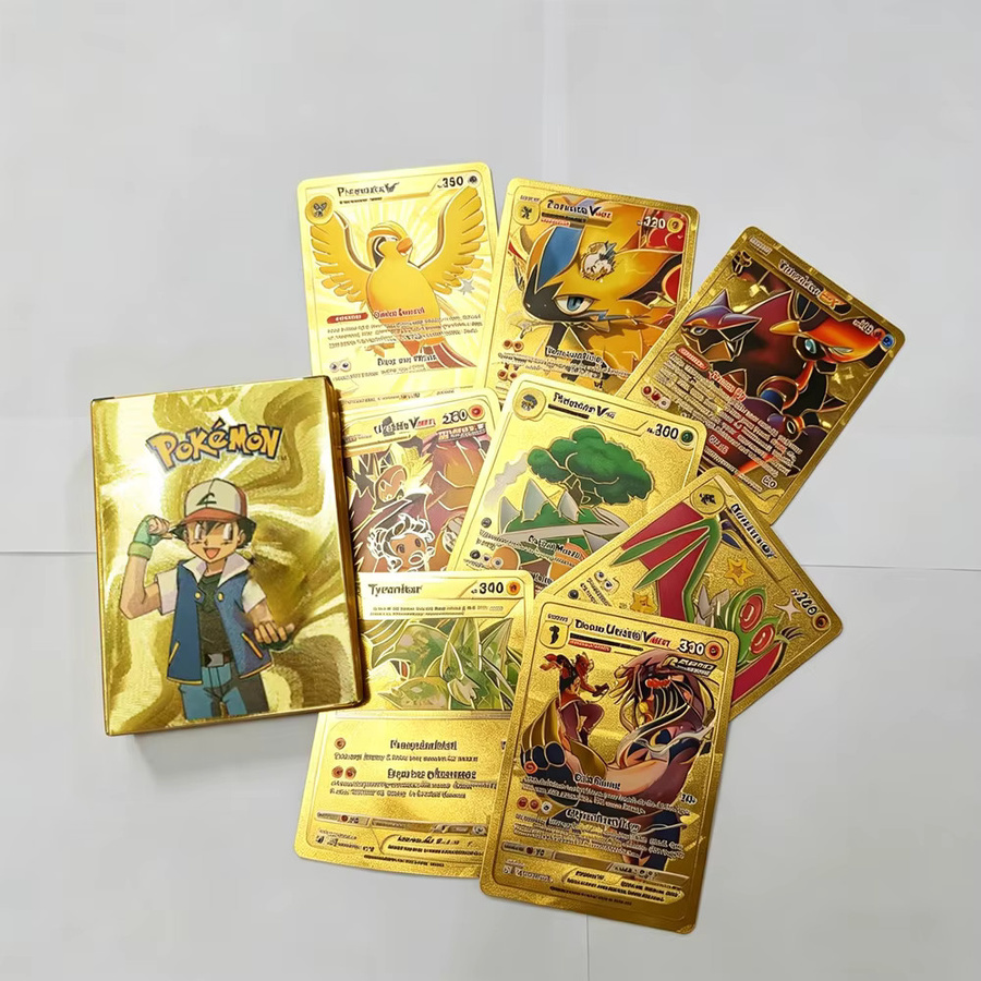 Pokémon Goldfolienkarten Vmax GX, Sammelspiel, 55-teiliges Set - Bild 3