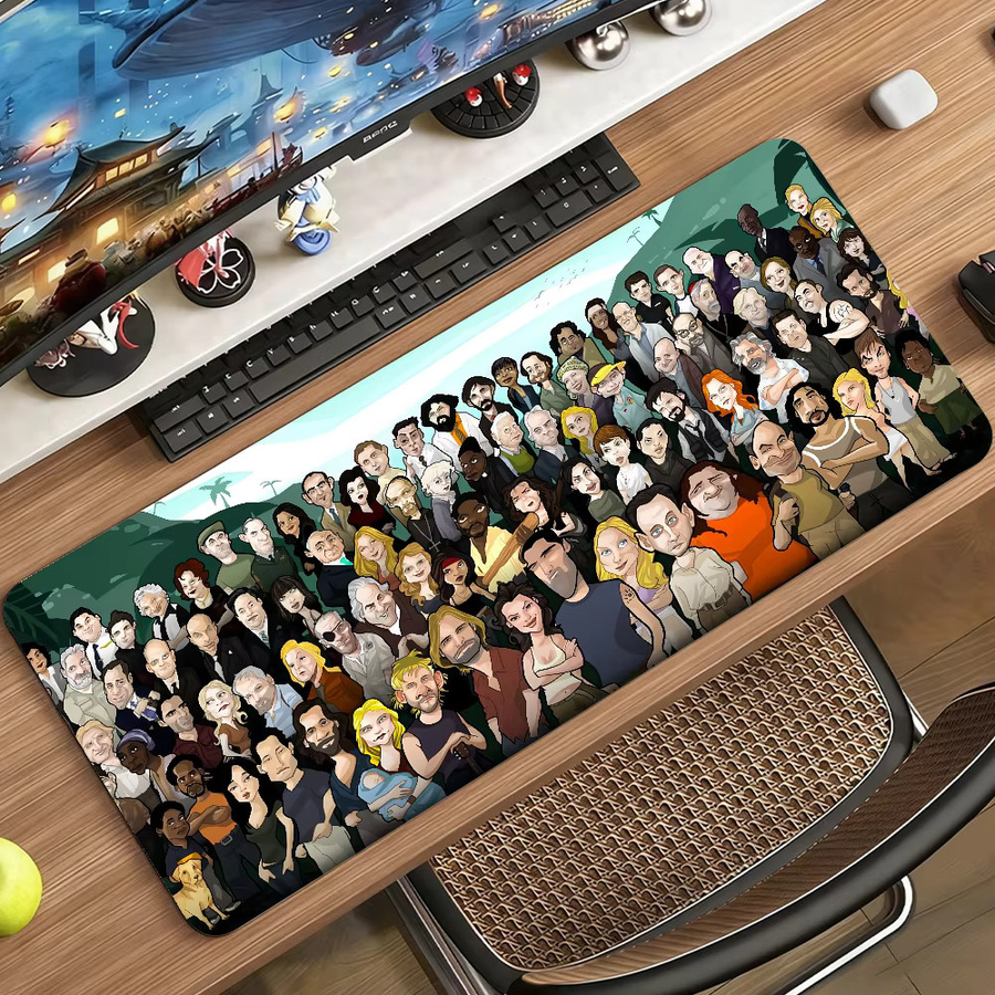 Lost TV Series Mauspad XXL Schreibtischunterlage Multicolor aus Gummi mit rutschfestem Rand - Bild 3