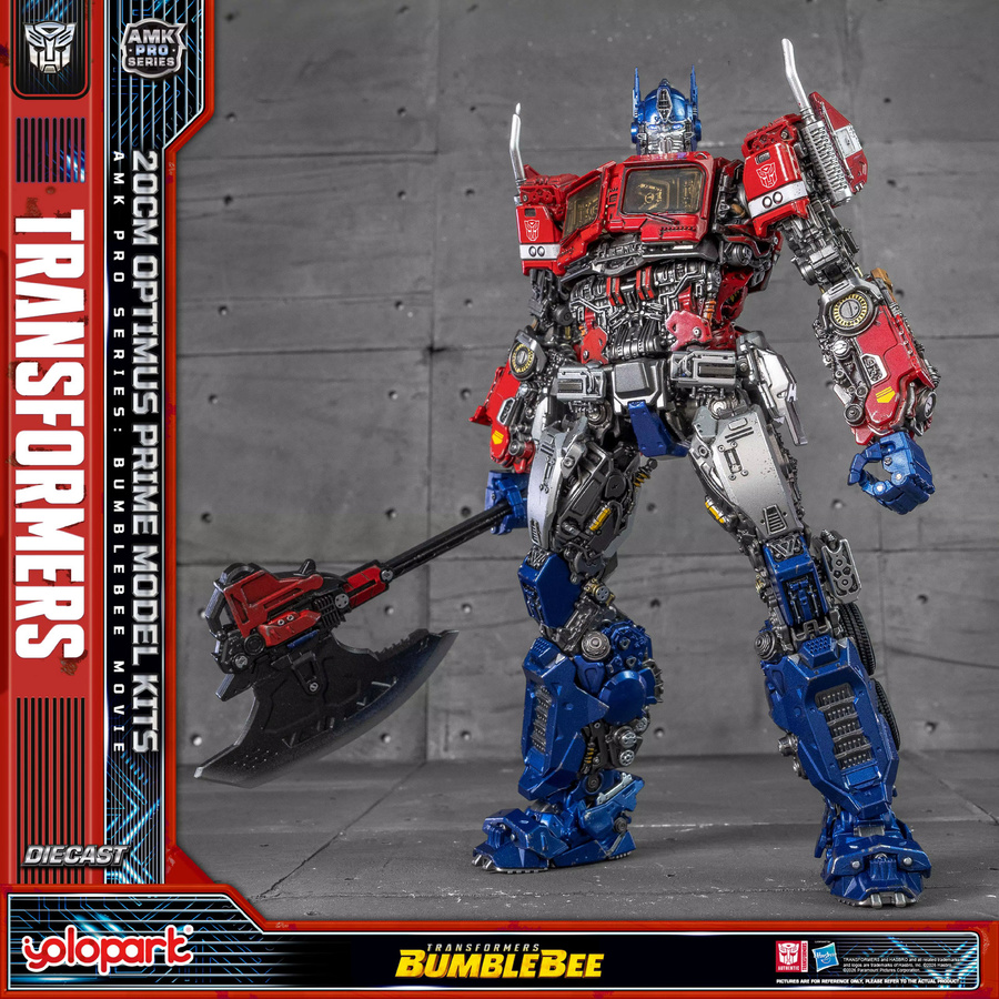 YOLOPARK Transformers Bumblebee Optimus Prime Modellbausatz, Actionfiguren - Bild 1