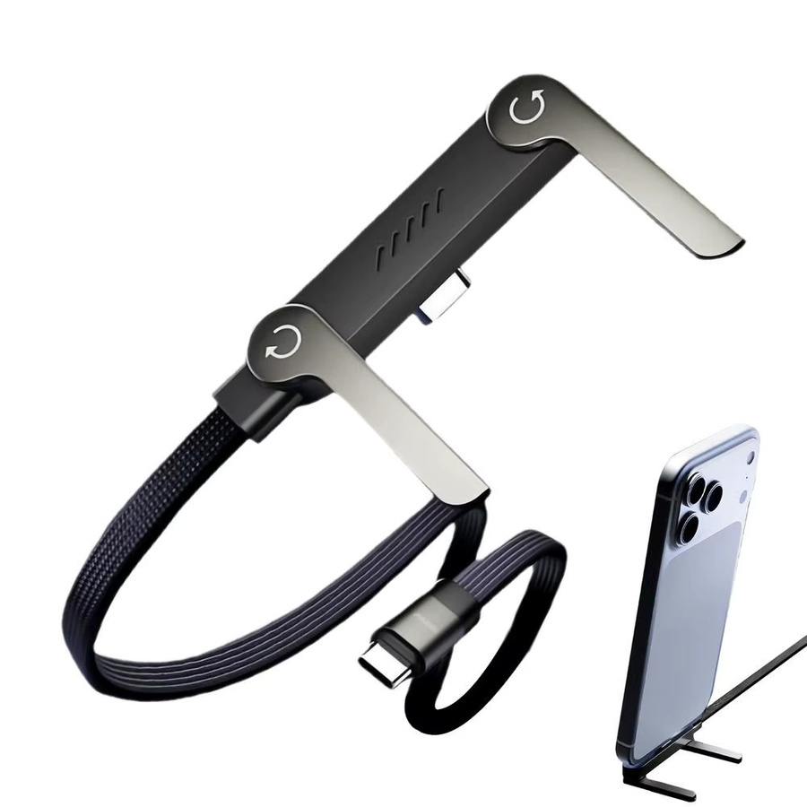 240W USB-C Schnelllade-Datenkabel in Schwarz für iPhone, Samsung und Xiaomi - Bild 2