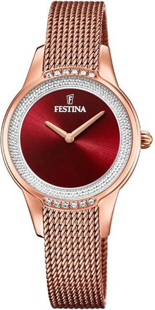 Festina Mademoiselle Armbanduhr, Quarz, Edelstahl, 30 mm, Damen - Bild 1