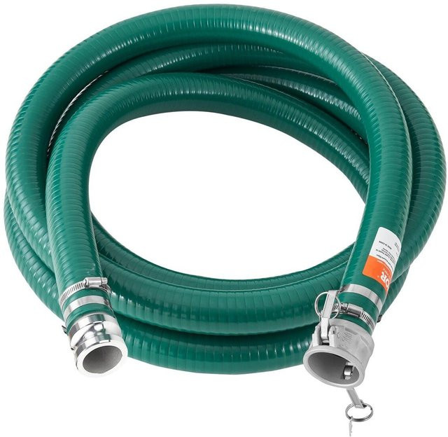Buying Solutions, MB Saug-Schlauch mit Armaturen, Grün, Durchmesser: 5,08 cm, Länge: 6,1 m - Bild 1