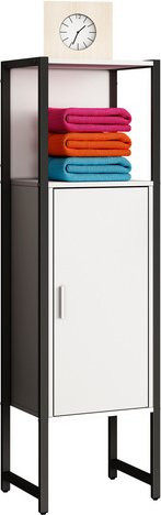 VCM Midischrank Edino in Weiss, B/T/H: 33 x 30 x 114 cm - Bild 1