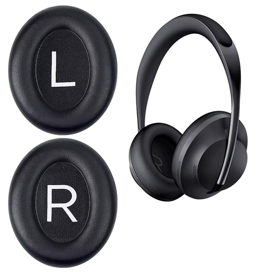 Bose Ersatz-Ohrpolster aus Schaumstoff und Leder für Bose 700 und NC700 Headset, Grau, 1 Paar - Bild 2