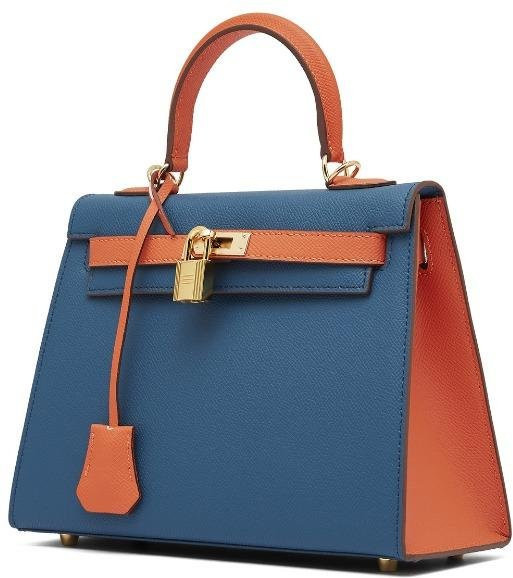 Wucifang Bags Ledertasche, Rindsleder, Crossbody, Grau, Unisex - Bild 1