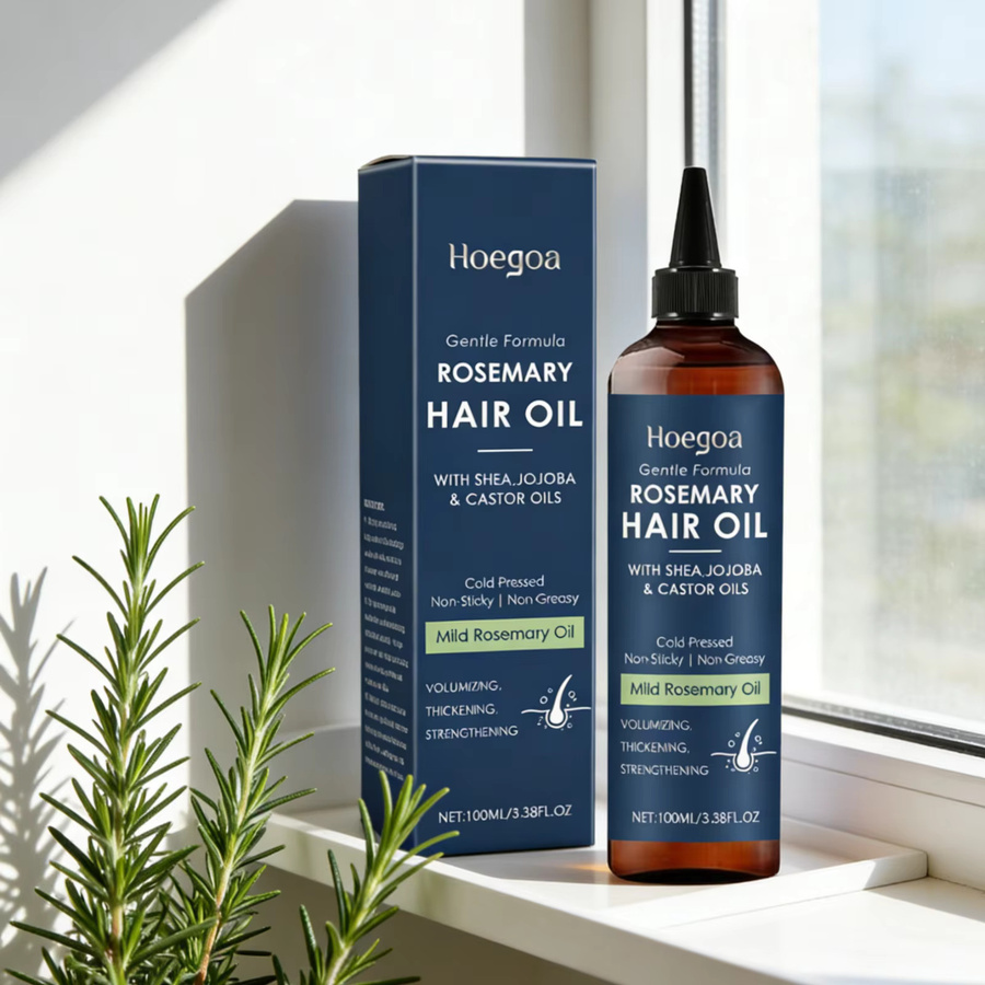 Hoegoa Rosmarin Haaröl, Unisex - Bild 5