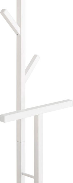 Standgarderobe Heine Home in Weiß mit Dual Hook and Rail Matrix aus Metall - Bild 1