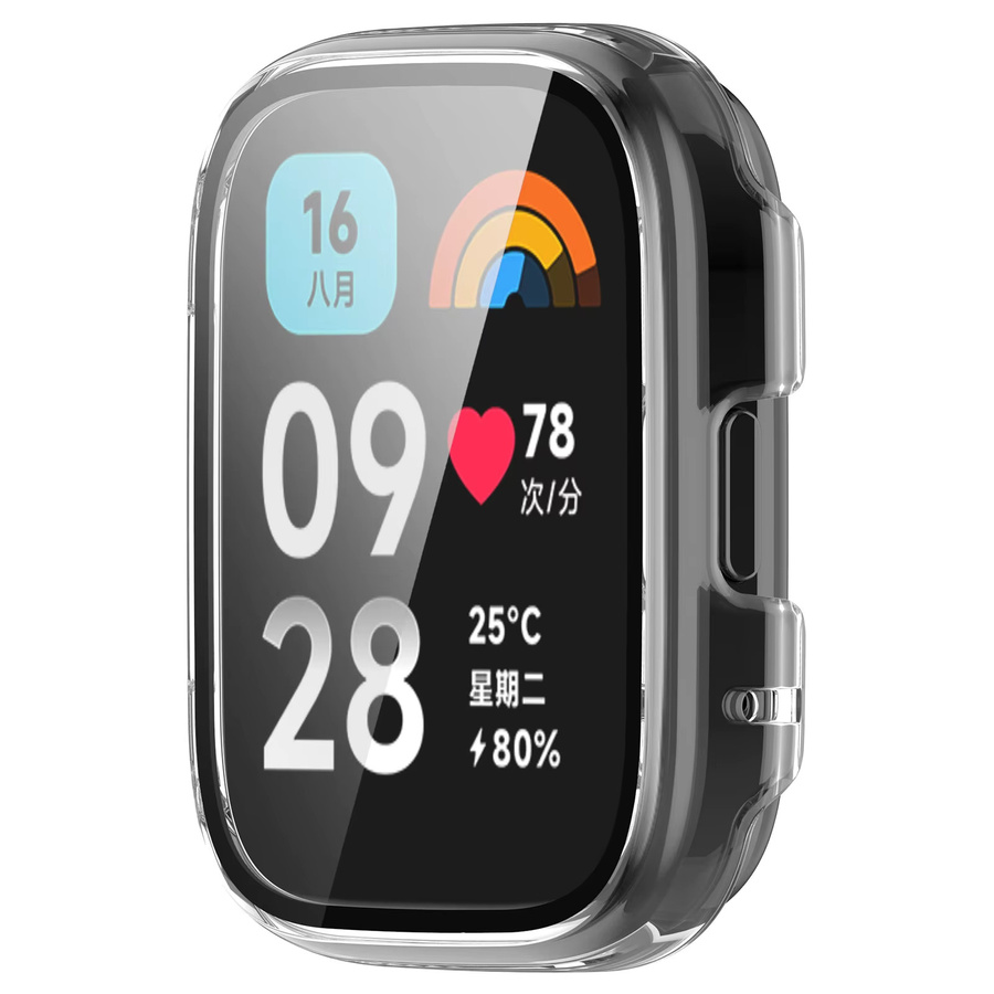 Xiaomi Displayschutzfolie + Glas für Redmi Watch 3, Kunststoff, Light Pink - Bild 2