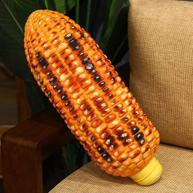 BC Pet Supplies Maiskissen, Plüschtier, geröstete Maiskolbenpuppe, 50cm, ab 3 Jahre - Bild 1