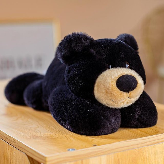 Linyi toy Braunbär Plüschtier, Schwarz, Braun - Bild 1