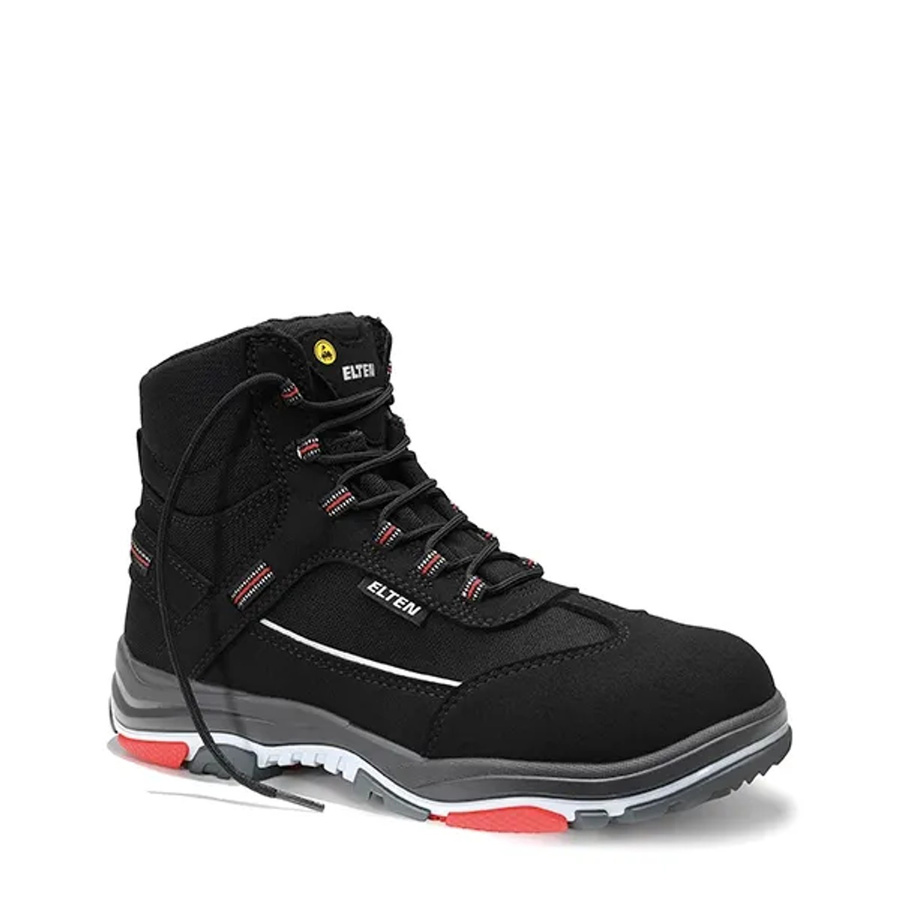 Elten Sicherheitsschnürstiefel Matthew TPU Mid ESD S3 in Schwarz, Größe 48 - Bild 2