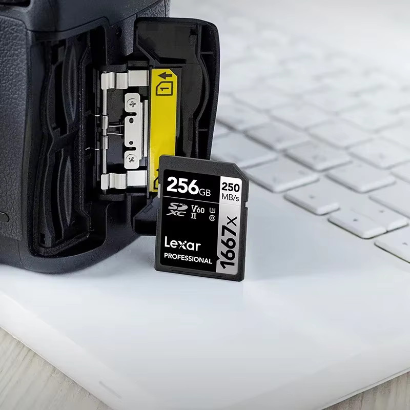 Lexar Professional SDXC UHS-II V60 Speicherkarte 1667x 64GB Schwarz - Bild 3