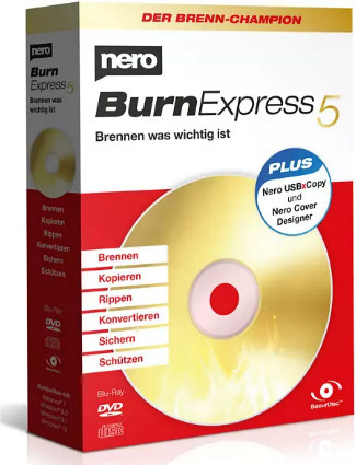 Nero AG Burn Express 5 Utility Full Version Multicolor - Bild 1