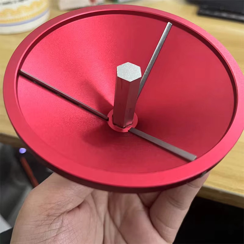 HUHAO 2-in-1 PVC Entgratwerkzeug in Rot für Innen- und Außenschnitte an CPVC, ABS, PP und PE Rohren - Bild 2