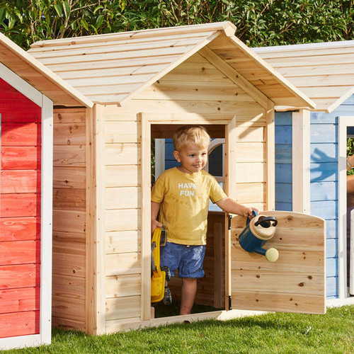 HOME DELUXE Spielhaus in Natur und Beige, B/H/T: 118,2 x 132,5 x 111 cm - Bild 2