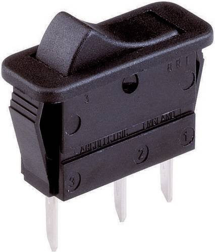 Arcolectric Bulgin C1510 VB AAA Wippschalter Schwarz 250 V/AC 16A 1 x Ein/Ein rastend - Bild 1
