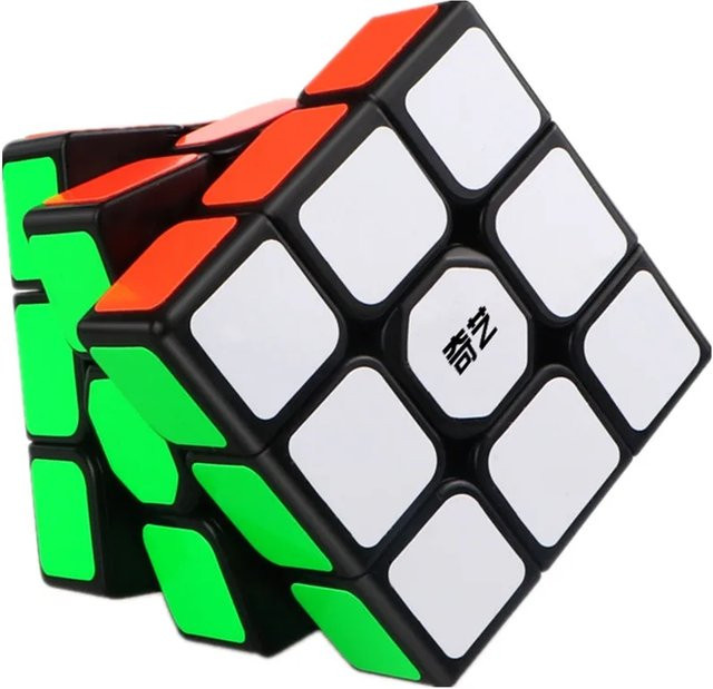 Qiyi Segel W 3x3 Magischer Würfel, Qy Speed Cube Qihang W, Schwarzer Stickerle Version - Bild 1