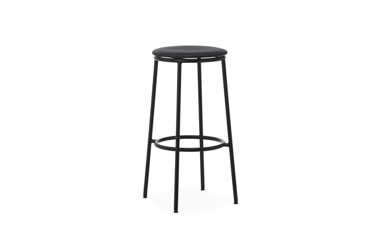 Normann Copenhagen Circa Barhocker in Schwarz Matt im skandinavischen Design - Bild 2