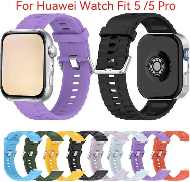 FancyWrist Uhrenarmband Silikon, Unisex, Huawei Watch Fit 5/4 Pro - Bild 1