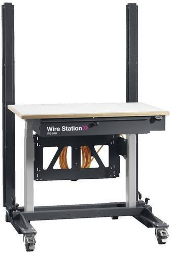 Rittal Wire Station 4051100 in Grau, höhenverstellbar, B/T/H: 90,0 x 78,1 x 135,0 cm - Bild 1