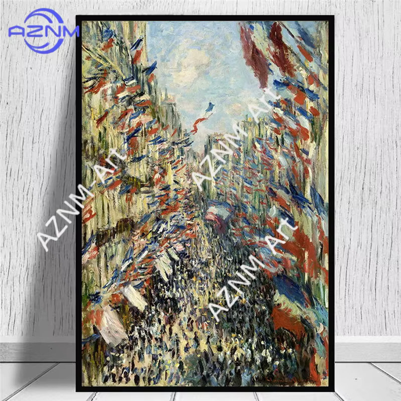 KAYOU Leinwanddruck Claude Monet Klassisches Französisches Ölgemälde Wandbild in Mehrfarbig - Bild 2