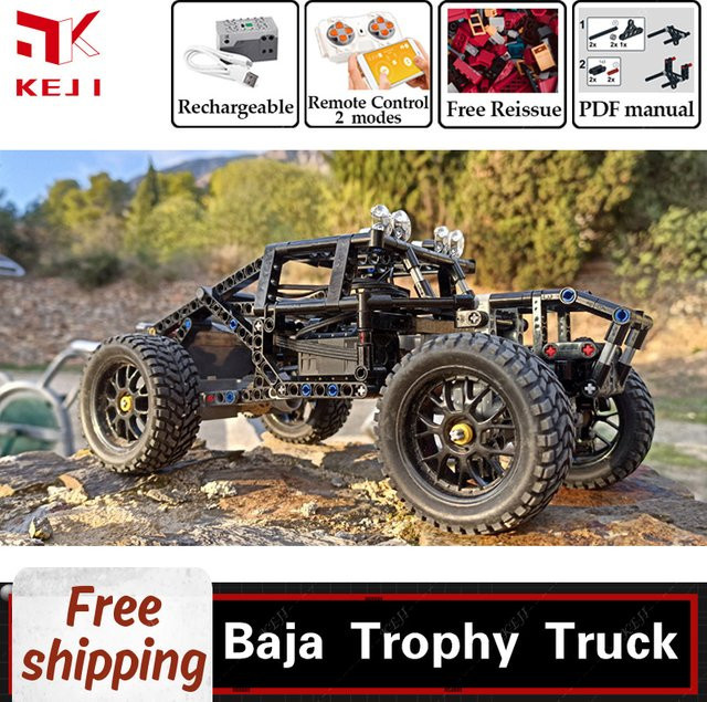 Keji MOC-96673 4x4 RC Baja Trophäe LKW Offroad SUV RC Modell Bausteine Kit - Bild 1